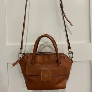 Tory Burch Pebble Leather Clara Mini Handbag/ Crossbody